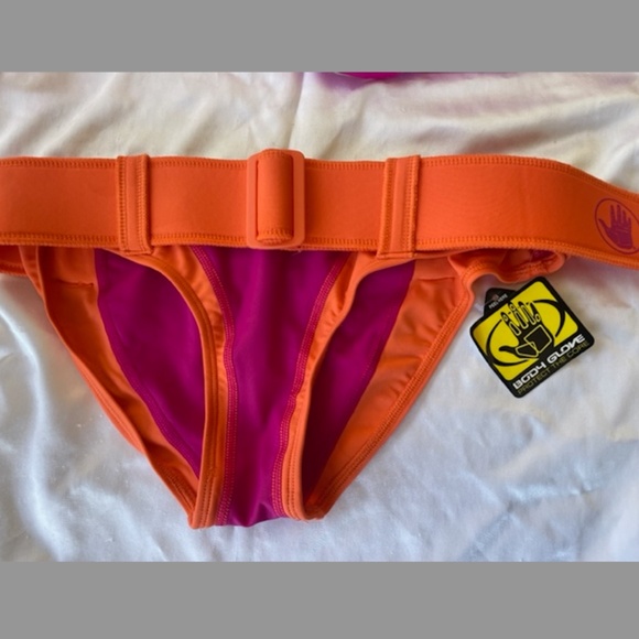 BODY GLOVE BELTED BIKINI BOTTOM w KONA SOL MATCHING TOP NWT READ - Picture 4 of 10